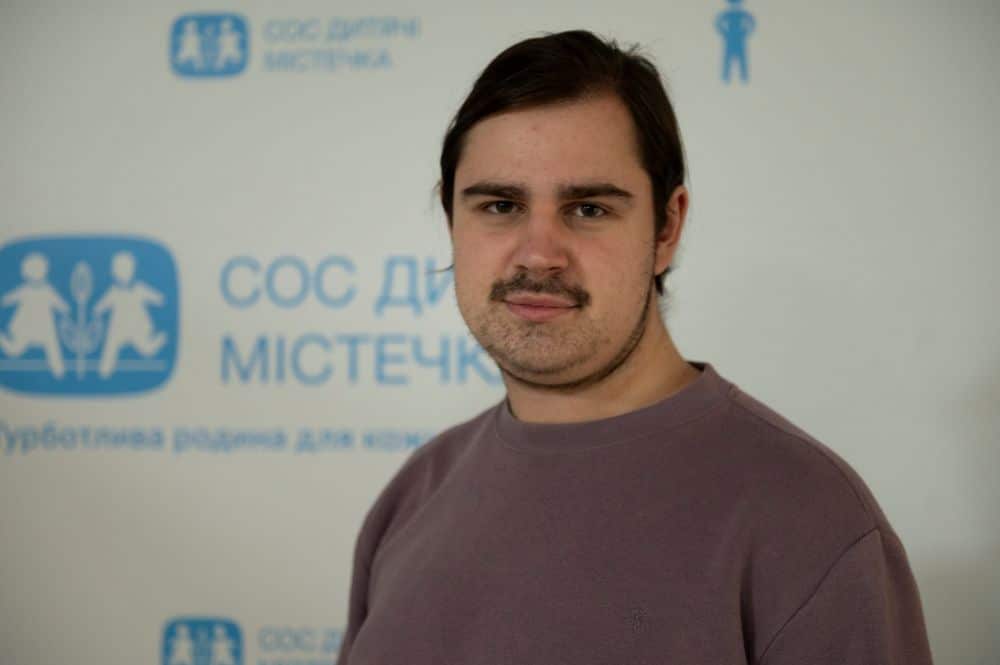 SOS-barnebyer i Ukraina: Oleh bruker egne erfaringer til å støtte barn og familier på flukt. Foto: Katerina Ilievska